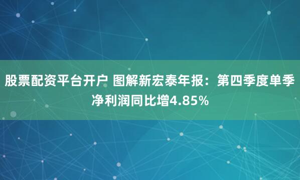 股票配资平台开户 图解新宏泰年报：第四季度单季净利润同比增4.85%